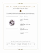 0.49 Ct. Pink Sapphire from Madagascar Scan Report