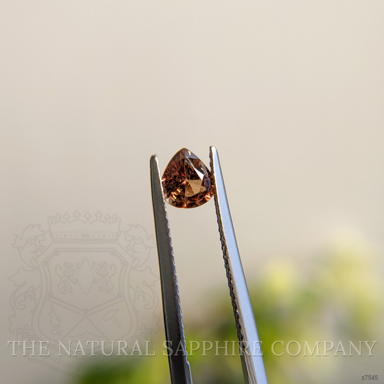 0.72 Ct. Orangish Brown Sapphire from Madagascar