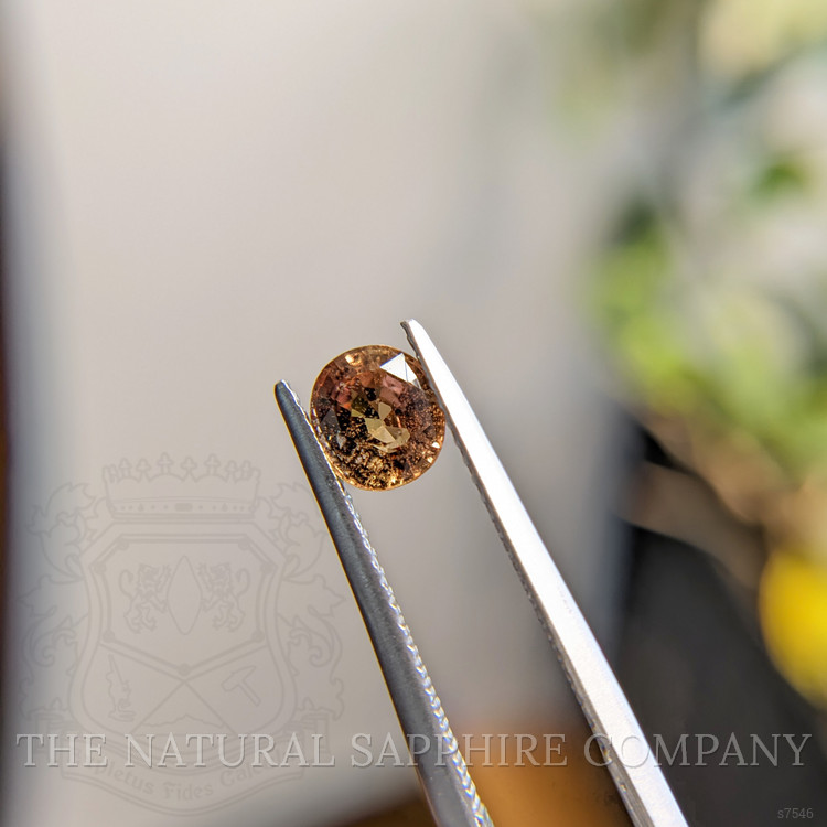 1.03 Ct. Orangish Brown Sapphire from Madagascar