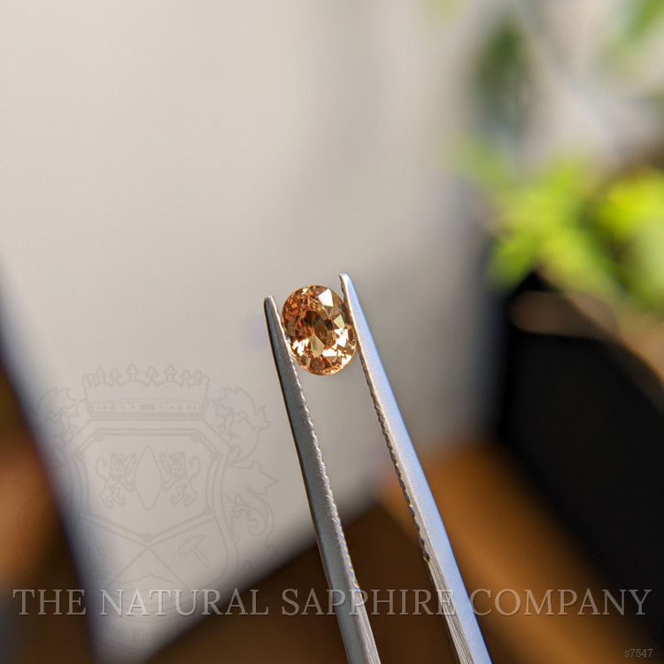 0.76 Ct. Yellowish Brown Sapphire from Madagascar