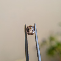 0.90 Ct. Pinkish Brown Sapphire from Madagascar Life Style