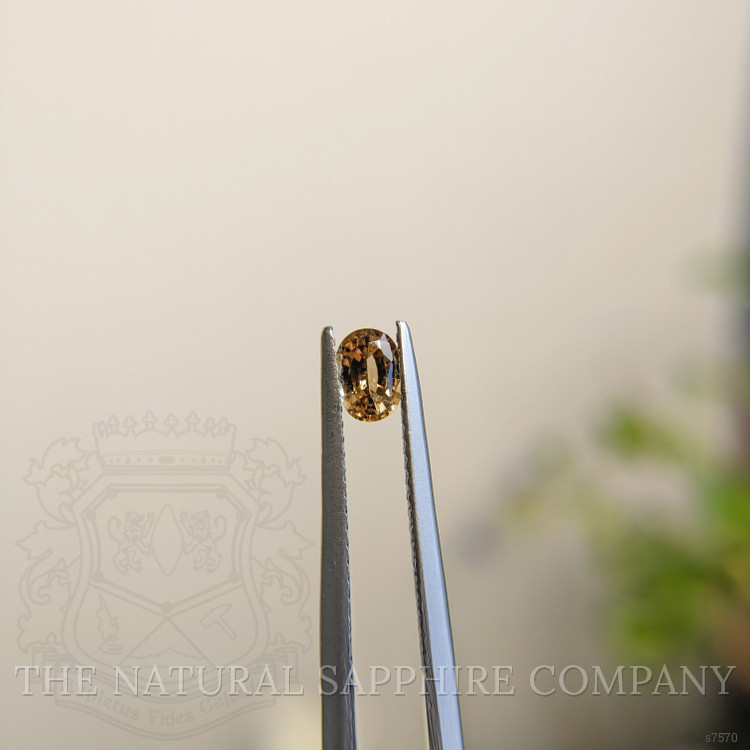 0.44 Ct. Orangish Brown Sapphire from Madagascar