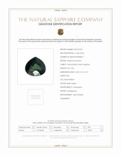 0.82 Ct. Sapphire from Madagascar Scan Report