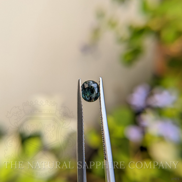 0.75 Ct. Bluish Green Sapphire from Madagascar
