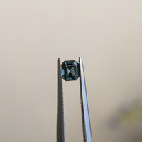 0.53 Ct. Greenish Blue Sapphire from Madagascar Life Style