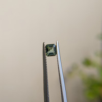 0.51 Ct. Green Sapphire from Madagascar Life Style