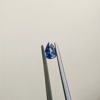 0.49 Ct. Blue Sapphire from Madagascar Life Style
