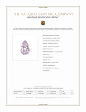 0.50 Ct. Pink Sapphire from Madagascar Scan Report