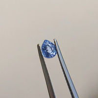 0.62 Ct. Blue Sapphire from Madagascar Life Style