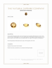 0.30 Ct. Brown Sapphire from Madagascar Appraisal