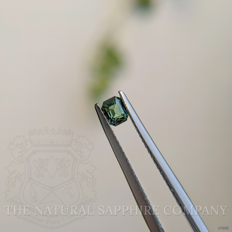 0.37 Ct. Bluish Green Sapphire from Madagascar