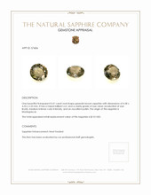 0.41 Ct. Greenish Brown Sapphire from Madagascar Appraisal