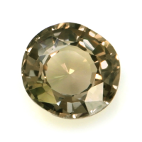 0.41 Ct. Greenish Brown Sapphire from Madagascar Video