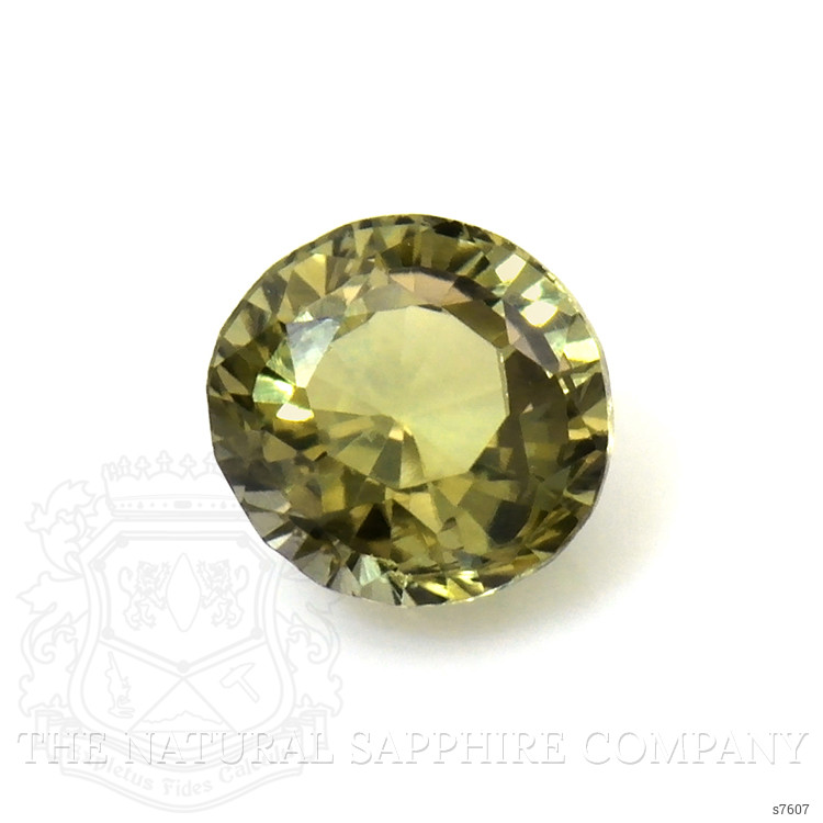 0.49 Ct. Greenish Yellow Sapphire from Madagascar