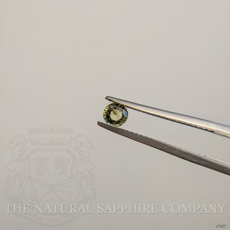 0.49 Ct. Greenish Yellow Sapphire from Madagascar