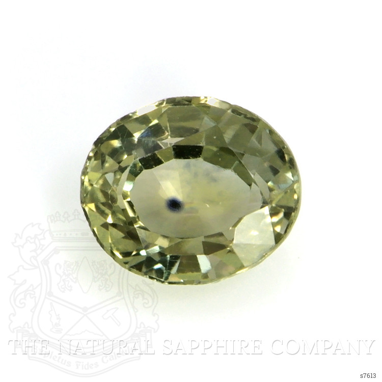 0.46 Ct. Yellowish Green Sapphire from Madagascar