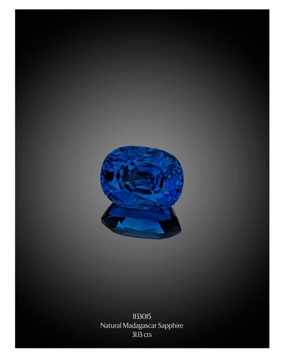 31.13 Ct. Blue Sapphire from Madagascar