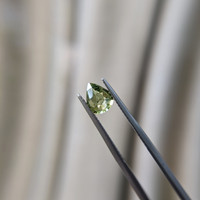 1.07 Ct. Yellowish Green Sapphire from Madagascar Life Style