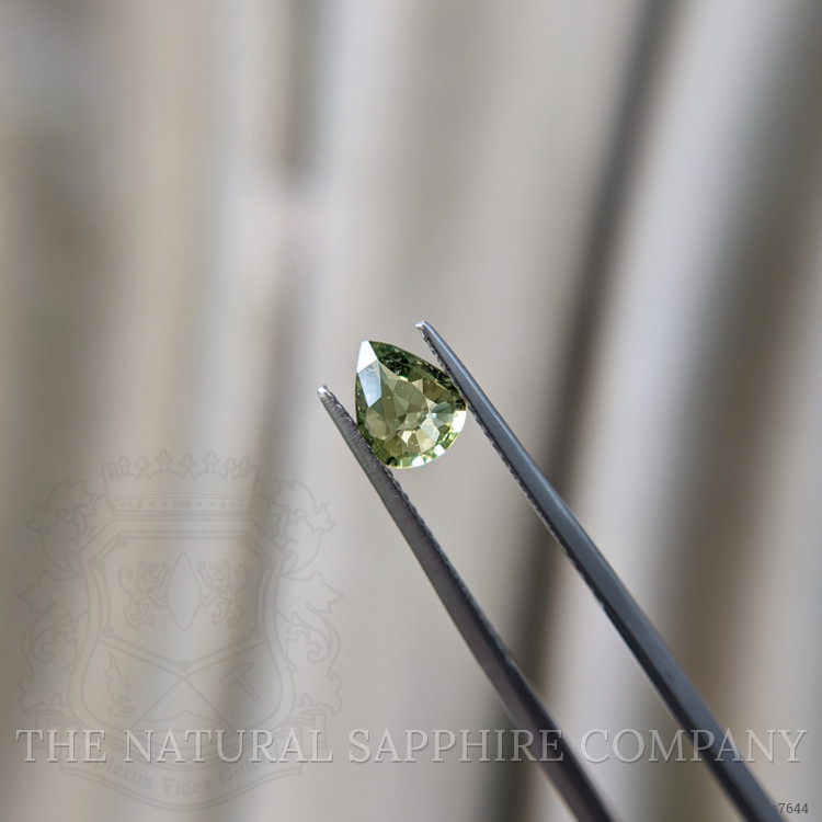 1.07 Ct. Yellowish Green Sapphire from Madagascar