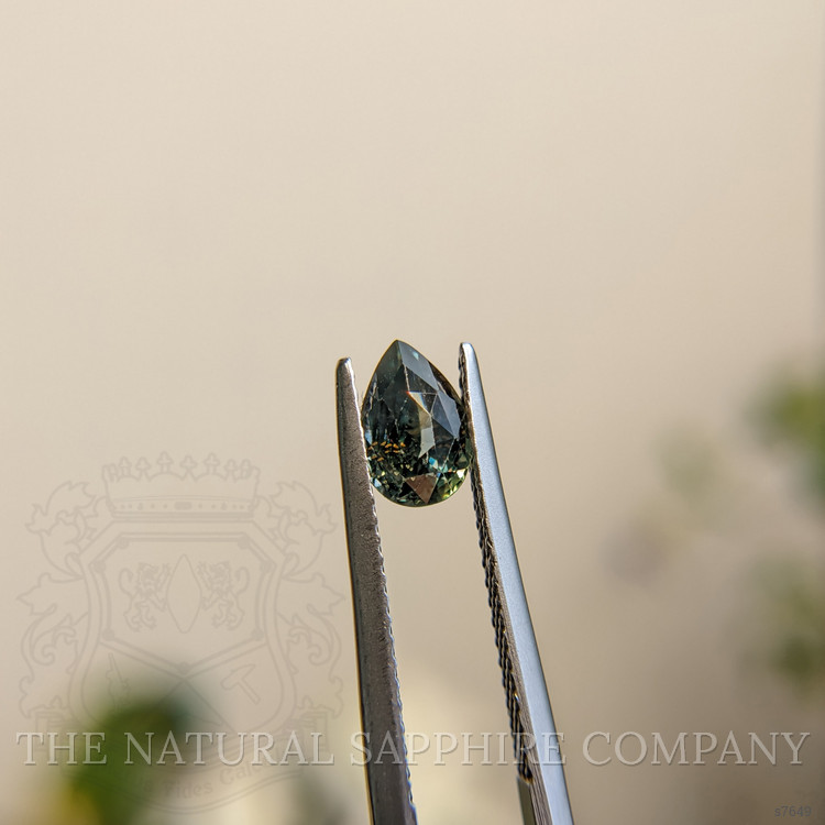 1.07 Ct. Bluish Green Sapphire from Madagascar
