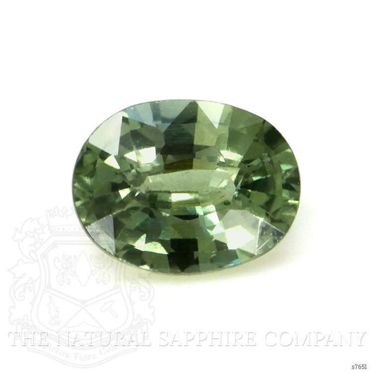 0.68 Ct. Green Sapphire from Madagascar