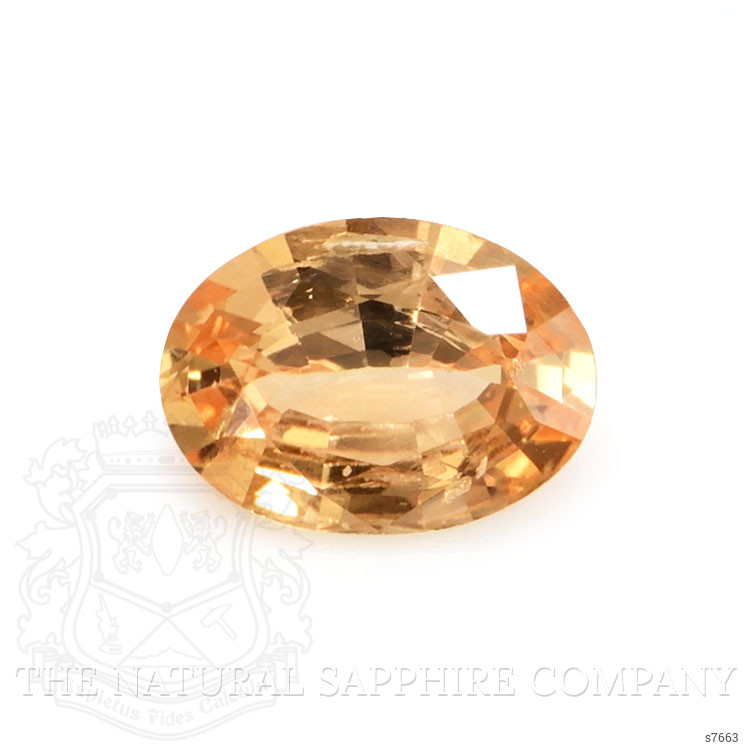 0.34 Ct. Yellowish Orange Sapphire from Madagascar