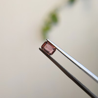 0.57 Ct. Orangish Brown Sapphire from Madagascar Life Style