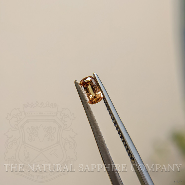 0.50 Ct. Yellowish Orange Sapphire from Madagascar