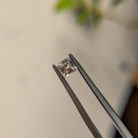 0.50 Ct. Peach Sapphire from Madagascar Life Style