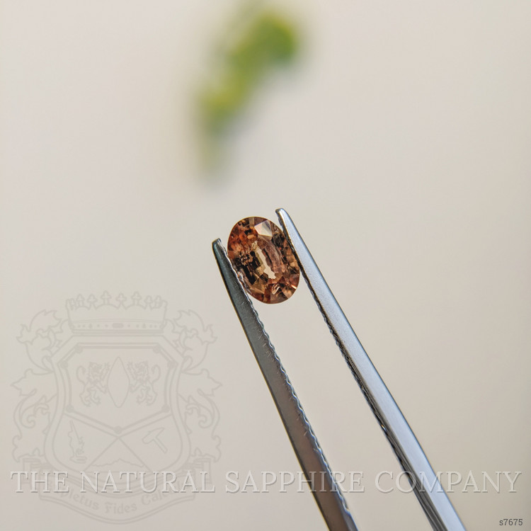 0.56 Ct. Orangish Brown Sapphire from Madagascar