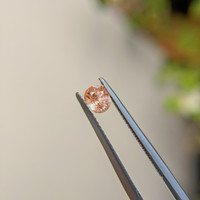 0.56 Ct. Peach Sapphire from Madagascar Life Style