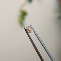 0.49 Ct. Peach Sapphire from Madagascar Life Style