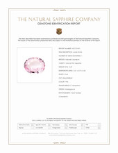 0.69 Ct. Pink Sapphire from Madagascar Scan Report