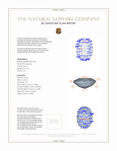 0.62 Ct. Peach Sapphire from Madagascar 3 D Scan Report