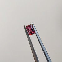 0.64 Ct. Reddish Pink Sapphire from Madagascar Life Style