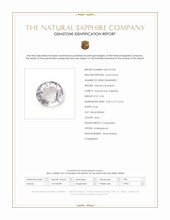 0.54 Ct. Grey Sapphire from Madagascar Scan Report