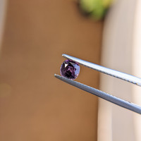 0.66 Ct. Pinkish Purple Sapphire from Madagascar Life Style