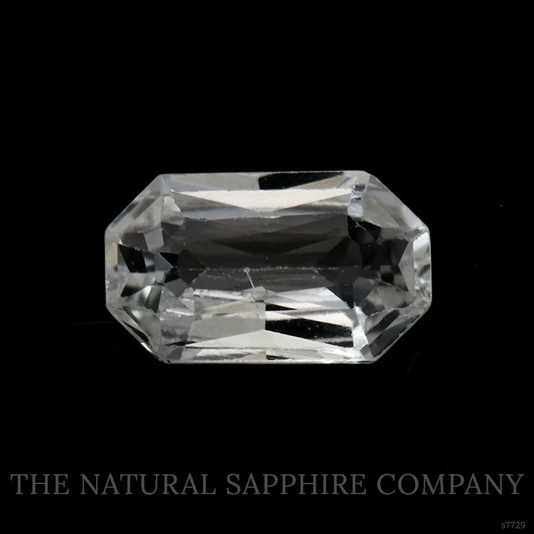 0.76 Ct. White Sapphire from Madagascar