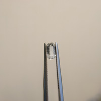 0.76 Ct. White Sapphire from Madagascar Life Style