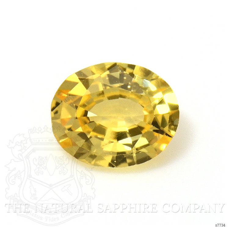 0.59 Ct. Orangish Yellow Sapphire from Madagascar