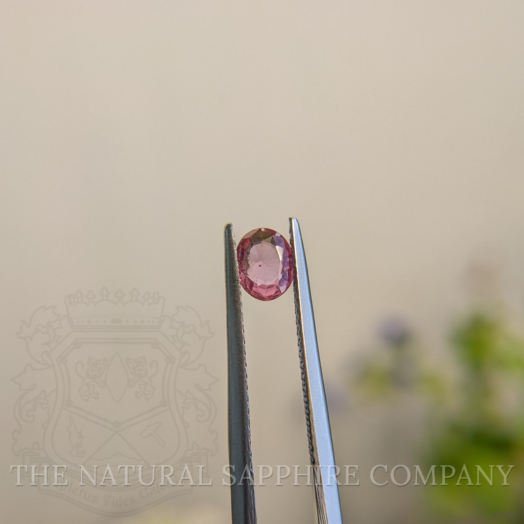0.57 Ct. Reddish Pink Sapphire from Madagascar