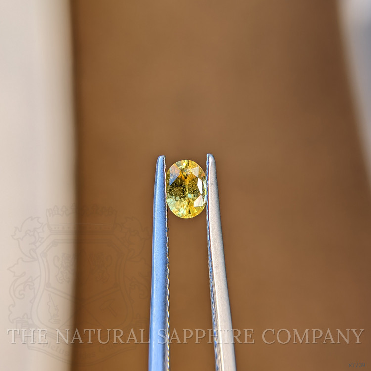 0.40 Ct. Orangish Yellow Sapphire from Madagascar