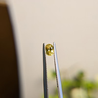 0.46 Ct. Yellow Sapphire from Madagascar Life Style