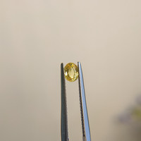 0.41 Ct. Yellow Sapphire from Madagascar Life Style