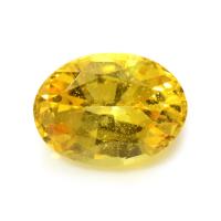 0.77 Ct. Orangish Yellow Sapphire from Madagascar Video