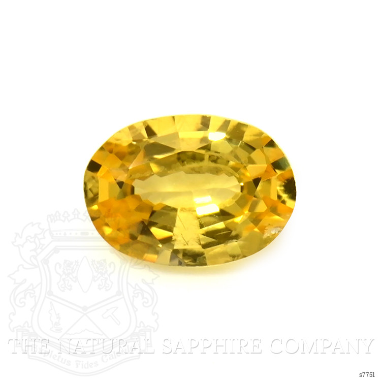 0.44 Ct. Orangish Yellow Sapphire from Madagascar