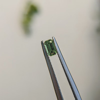 0.43 Ct. Green Sapphire from Madagascar Life Style