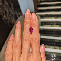 3.04 Ct. Pink Sapphire from Madagascar Life Style