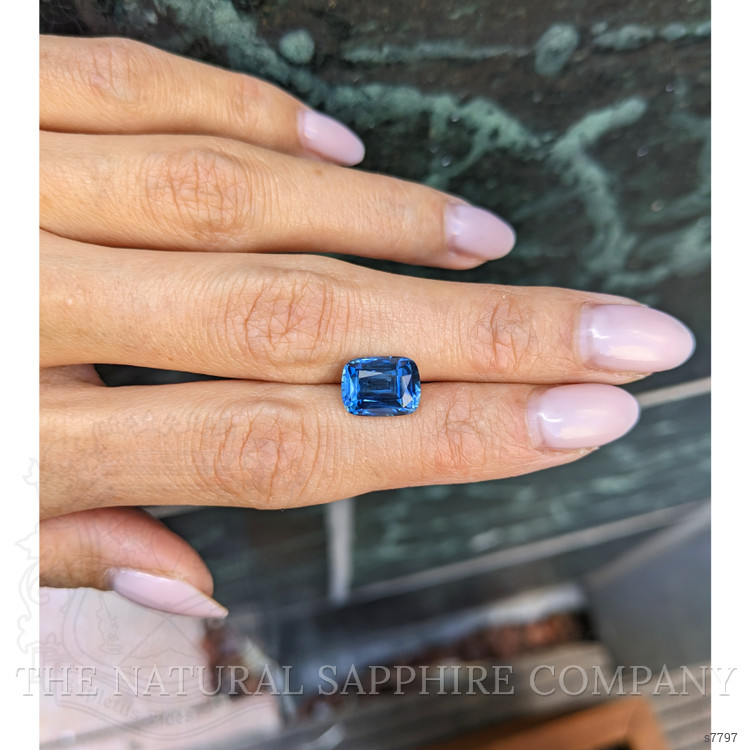 4.65 Ct. Greenish Blue Sapphire from Madagascar