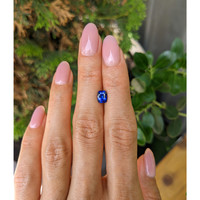 1.26 Ct. Blue Sapphire from Ceylon (Sri Lanka) Life Style
